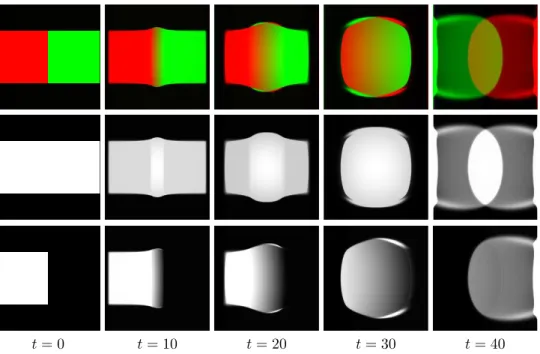 Fig. 5.4 . Evolution with a summation coupling ι