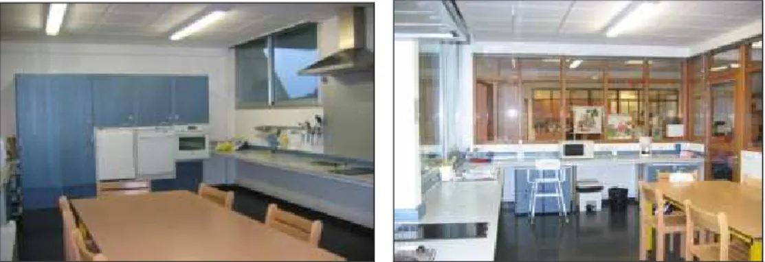 Figure 1 : Point de vue général de la cuisine de rééducation de Kerpape 
