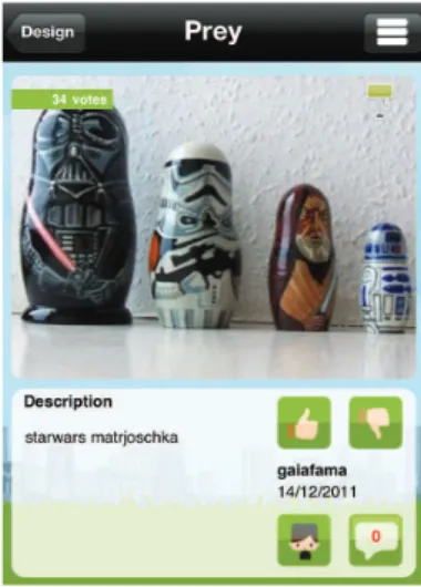 Figure 3.1: Screenshot of the mobile application.