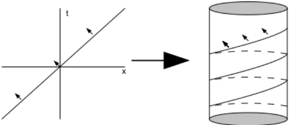 Figure 3  Image du microsupport dans S 1 × R