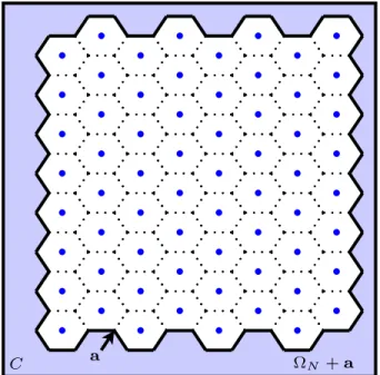 FIG. 1. A two-dimensional picture of the modified floating crystal (15) used in the text