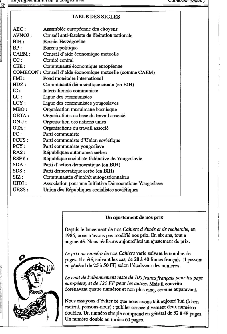 TABLE DES SIGLES Assemblée européenne des citoyens