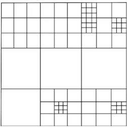 Figure 0.2.2. Une r´ealisation de la partition P.