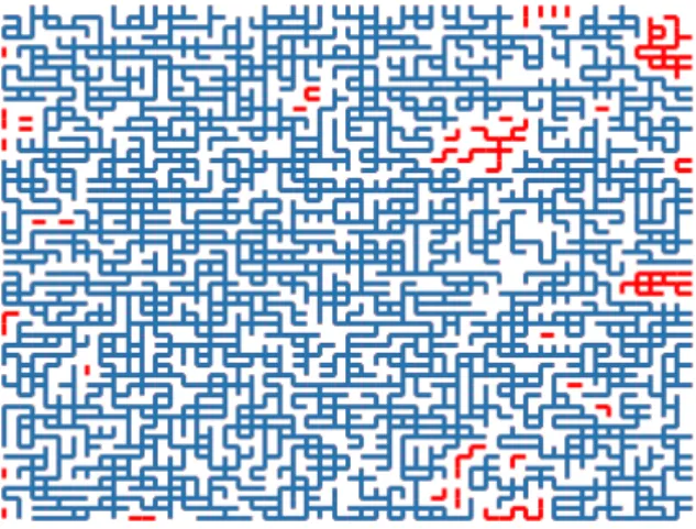 Figure 1.2.4. A pre-good box. The cluster C ∗ (◻) is drawn in blue and touches the four faces of the cubes
