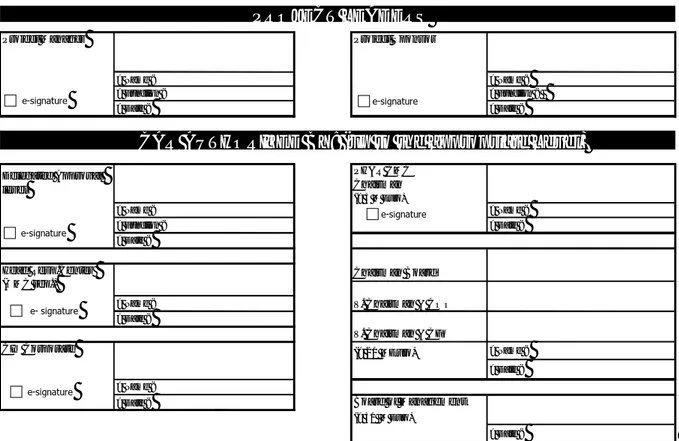 Figure 5 - Involvement and Approval by a Signing Process in PHAR’s Investment Request Form 