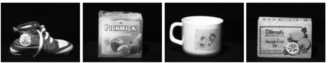 Fig. 1. Four images from the ALOI database