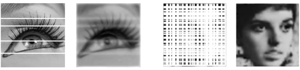 Fig. 1. Two inpaintings.