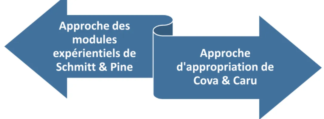 Figure 5 : Les deux approches de la mise en place d’une expérience Approche des 