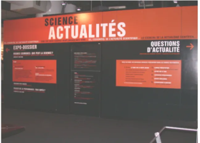 Illustration I : L’espace d’accueil de Science Actualités 