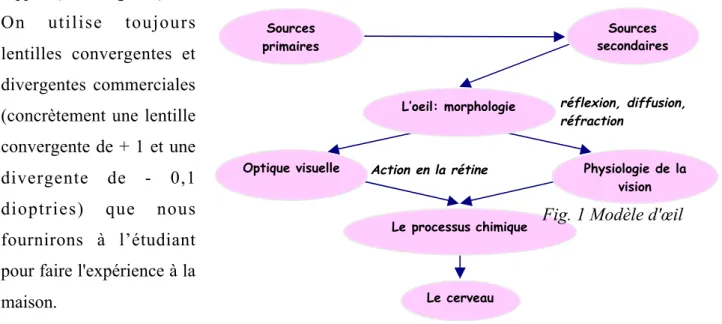 Fig. 1 Modèle d'œil