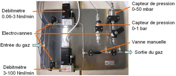 Figure 2.1.5: La platine de mesure de débit et de pression