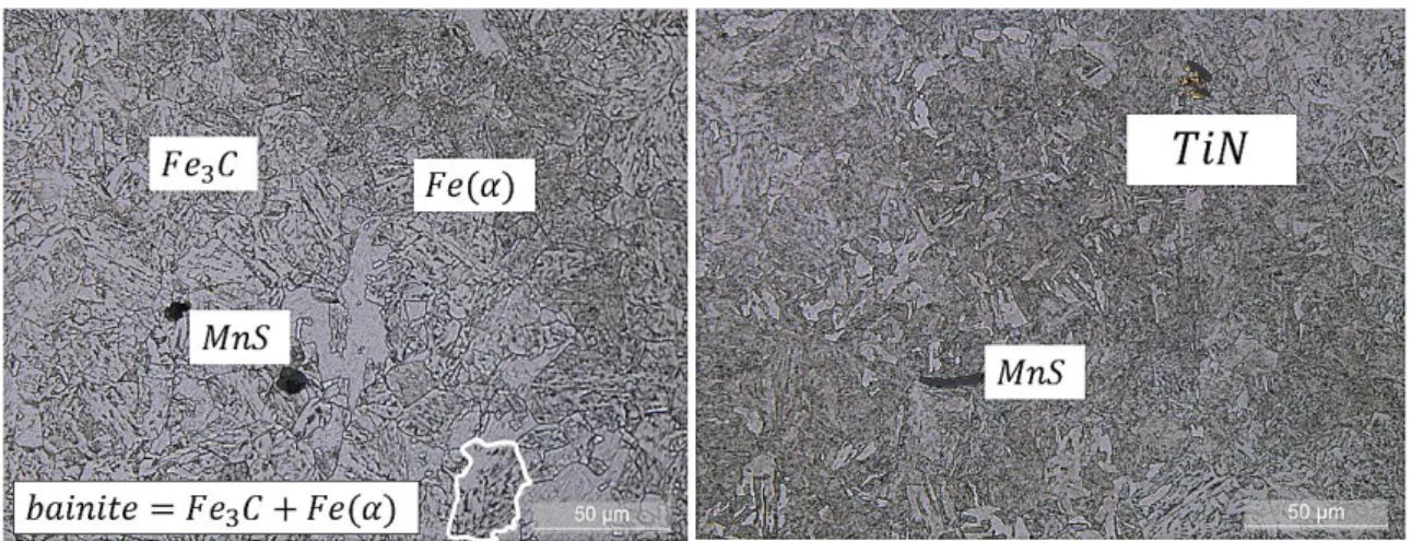 Figure 18 : Microstructure de l’acier 18MND5 observée dans le cadre du programme expérimental de  la thèse