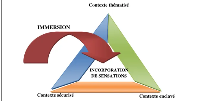 Figure 3 : Immersion dans l’expérience de consommation (Cova et Cova, 2004) 