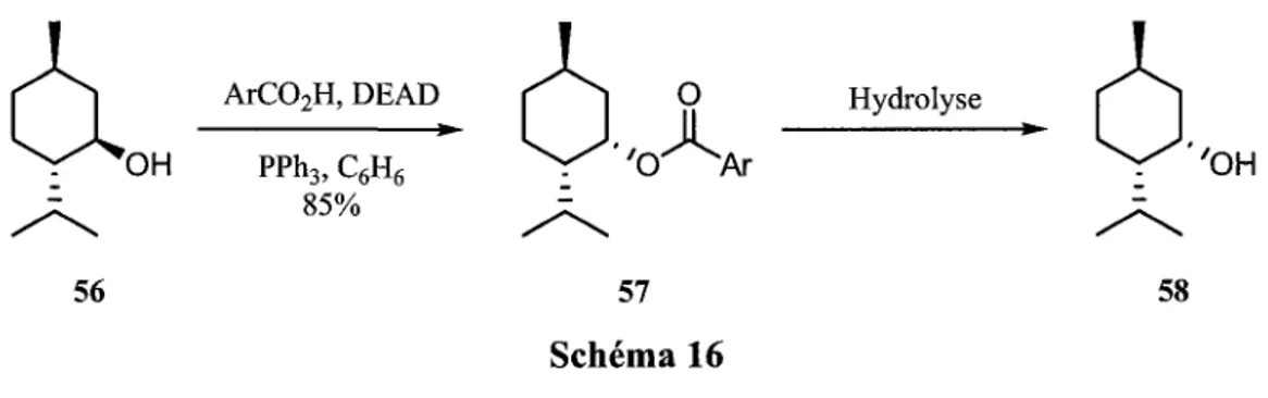 Figure 1. Alcools allyliques accessibles avec l'auxiliaire (-)-p-menthane-3-carboxaldehyde 1 