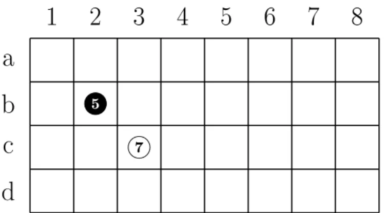 Fig. 2: Sample chinese dark chess endgame position where the outcome de- de-pends on who's next turn to play.