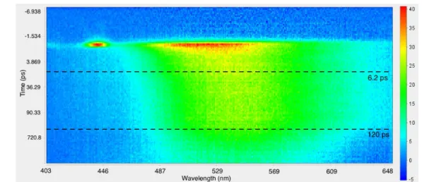 Figure 6.4: Raw data of time-resolved fluorescence experiments on wt TrmFO with CS 2