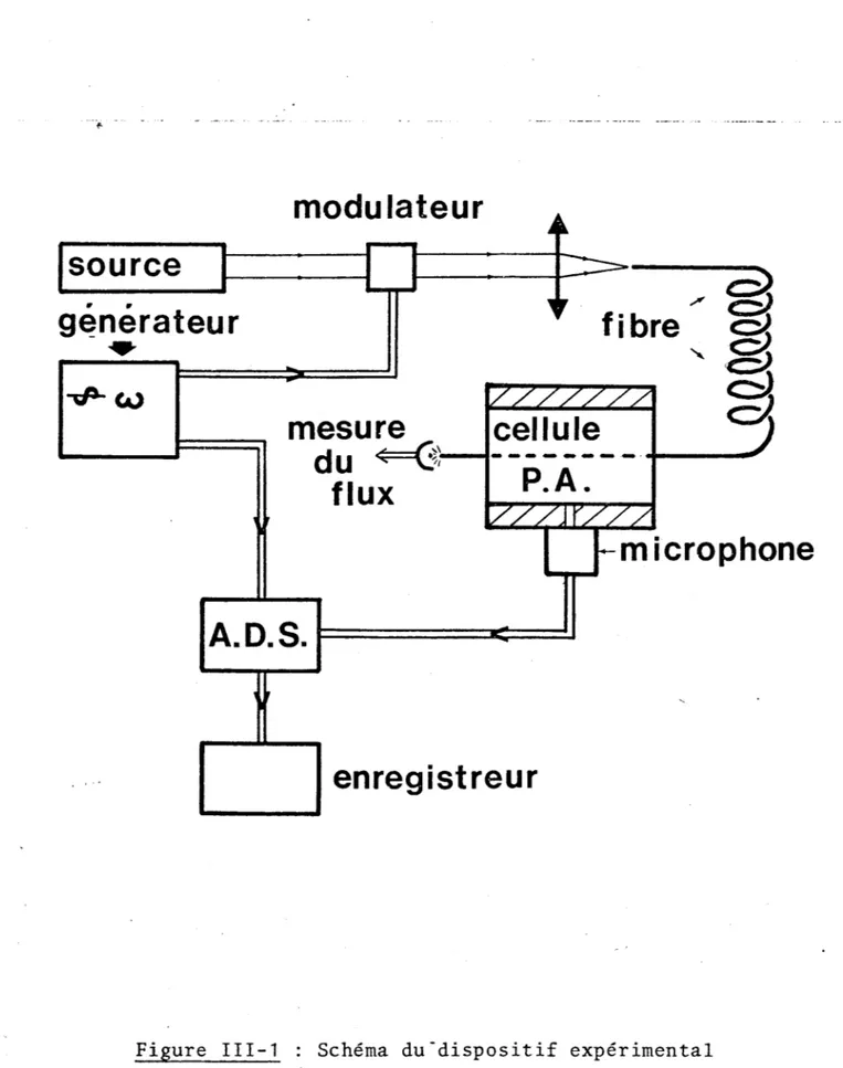 Figure  III-1  :  Schéma  du-dispositif  expérimental 
