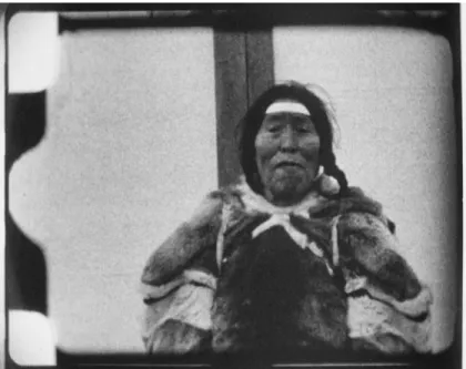 Figure 2: Ataguttaaluk, Queen of Igloolik. Frame enlargement from film [Inuit Scenes at Avvajja, Igloolik: 