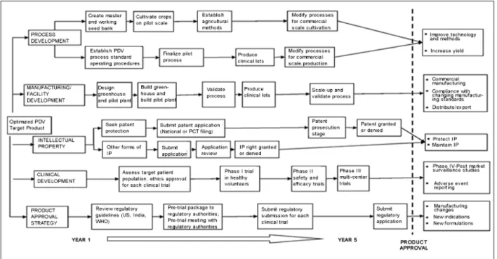 Figure 2. Temporal PDV product development plan.