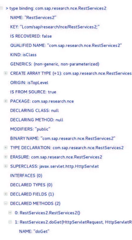 Figure 3.3: AST view example of a class