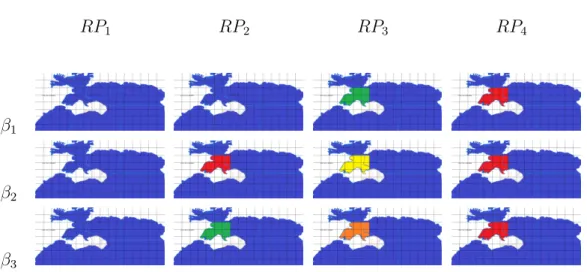Table 5.9 – Fish-Farming criterion maps for the twelve scenarios
