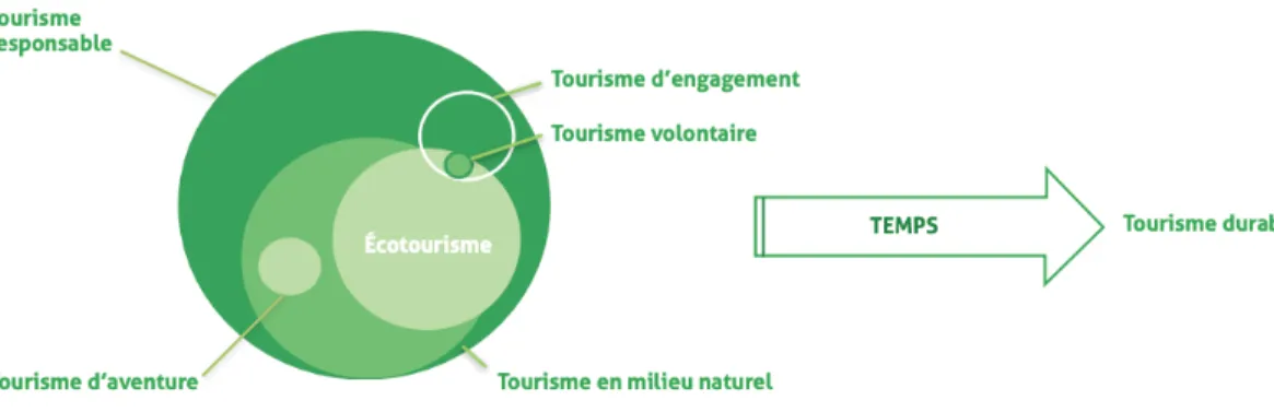 Figure 2.3 Dimension du tourisme responsable par l'OCR 