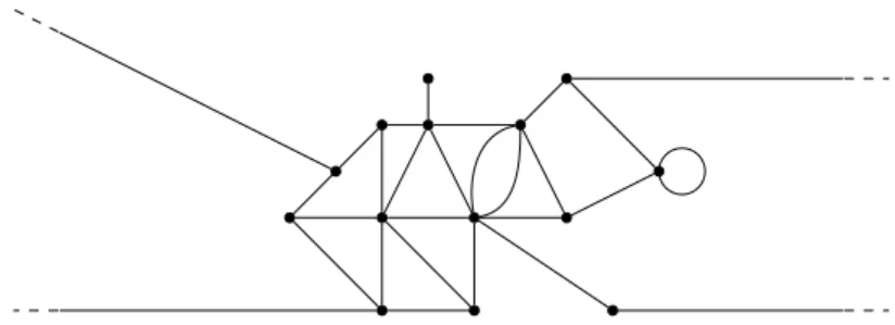 Figure 2. a general noncompact metric graph.