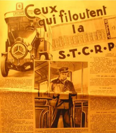 Figure 2: &#34;Ceux qui filoutent la  STCRP&#34; (Police Magazine, 1927) 