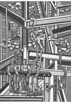 Figure A18 : Fernand Léger, Les constructeurs (état définitif), 1950,  Musée national Fernand Léger, France