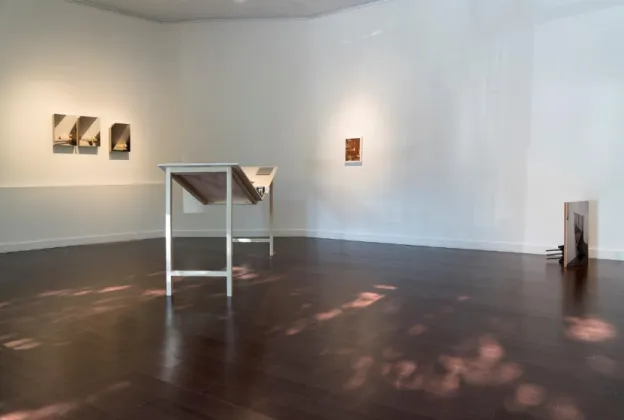 Figure A8 : L. Rocher, vue partielle de l’exposition Faits et causes,  galerie Z Art Space, 2017