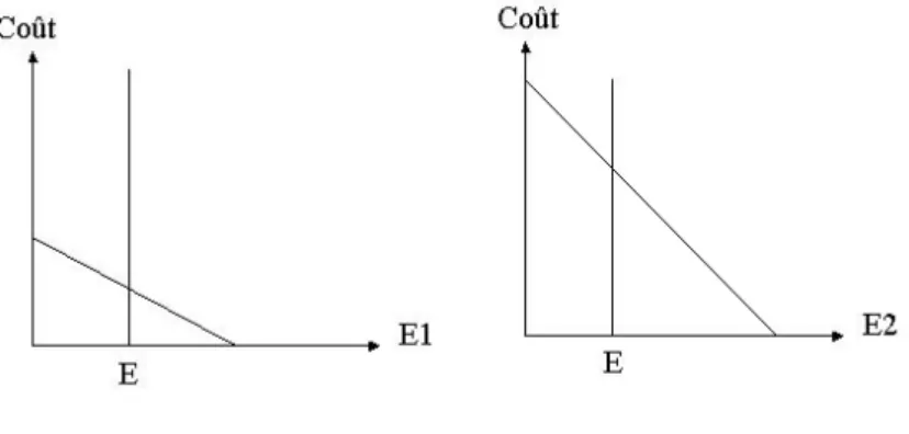 Fig. 1.1 –Ine¢ cacité des normes uniformes