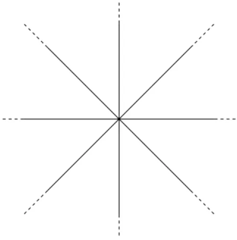 Figure 2. Infinite N -star graph (N = 8).