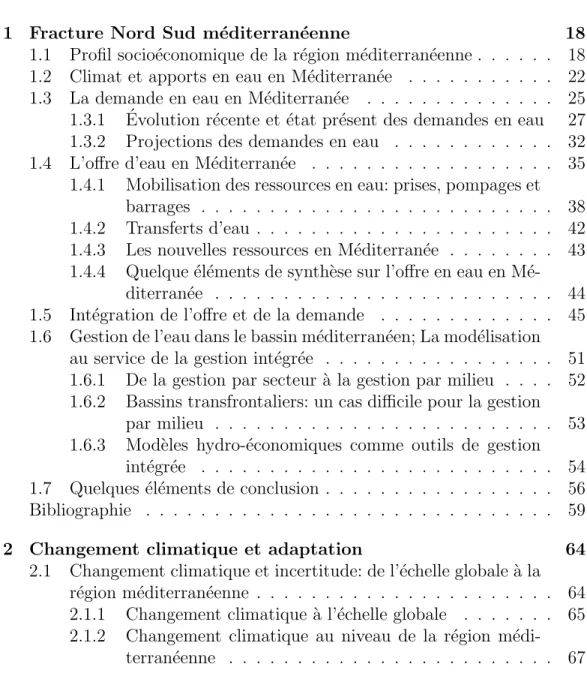Table des mati` eres