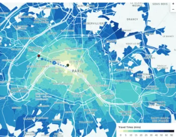 FIGURE 8 : DONNÉES DE TEMPS DE TRAJET SUR LA PLATEFORME UBER