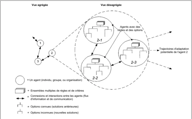 Figure 2   Configuration des systèmes complexes adaptatifs  (source : McCarthy et al., 2006, p
