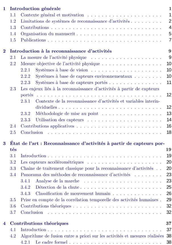 Table des mat ières 1 2 4 5 7 9 10 10 10 11 12 12 13 14 16 18 19 20 20 23 23 25 26 29 32 32 37 38 38