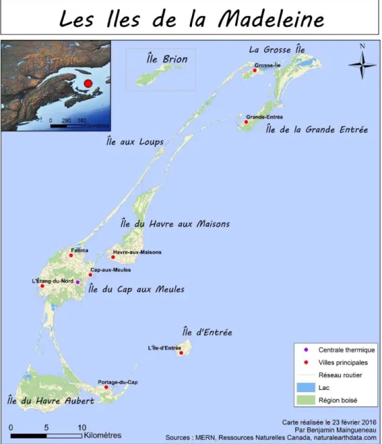 Figure 8: Carte du site d'étude