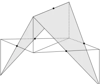 Fig. 2.4 – Fonction de base de l’espace P 1