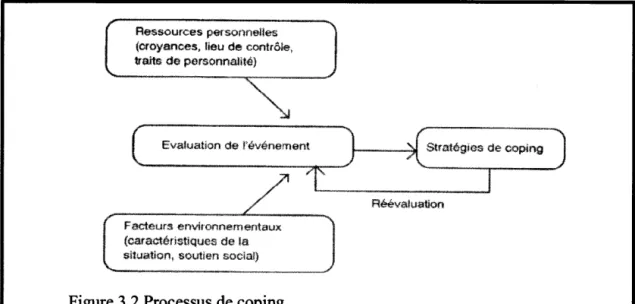 Figure 3.2 Processus de coping 