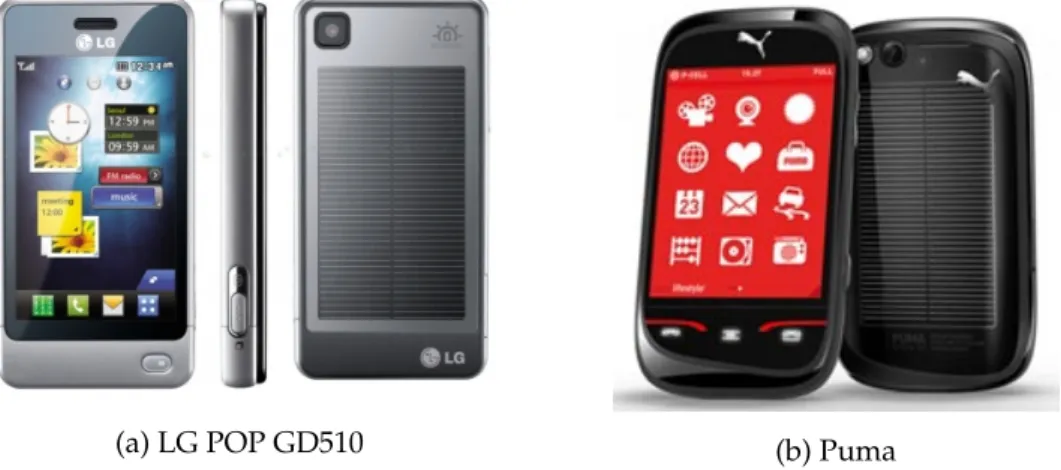 Figure 1.5 – LG and Puma EH mobile phones [ 18 ].