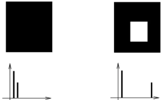 Figure 1: Schematic explanation of the use of histogram modication to improve image contrast.