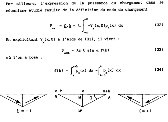 Figure 7. Généralisation du mécanisme à 2 blocs triangulaires 