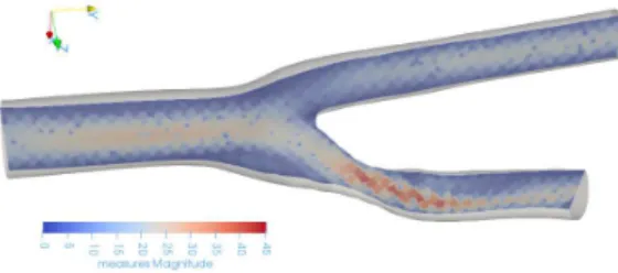 Figure 4: Example of synthetic CFI measures used in ﬁrst example. The image leads to an space W m of