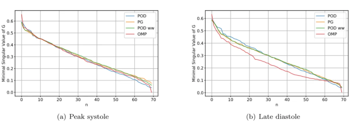 Figure 8: Behavior of β(V n , W m ) as a function of n.
