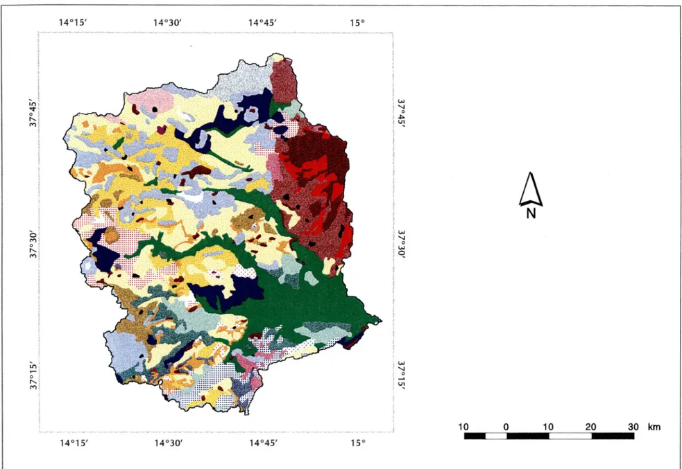 Figure 7: Carte des  sois réalisée par: Annie Clark