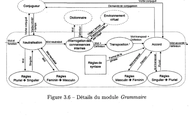 Figure 3.6 - Details du module Grammaire 