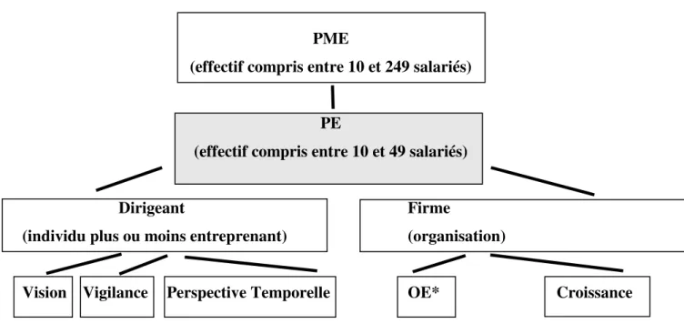 Figure 3 : La petite entreprise comme objet de recherche 