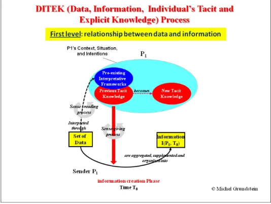 Fig. 2. DITEK process model level 1: From data…to information 