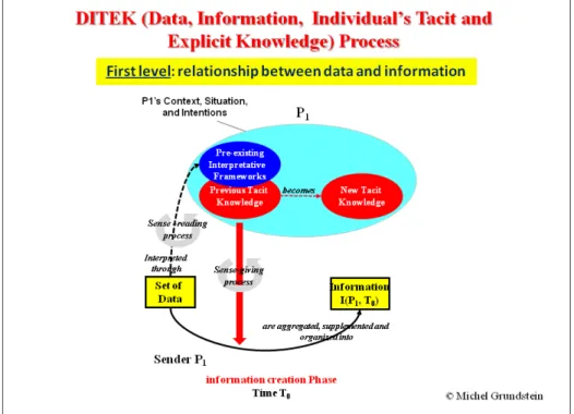 Figure 1: DITEK process model level 1: From data…to information 