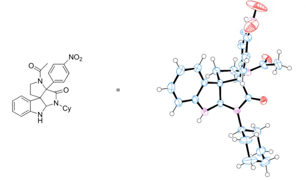 Figure III.1. X-Ray analysis of spiroindoline. 